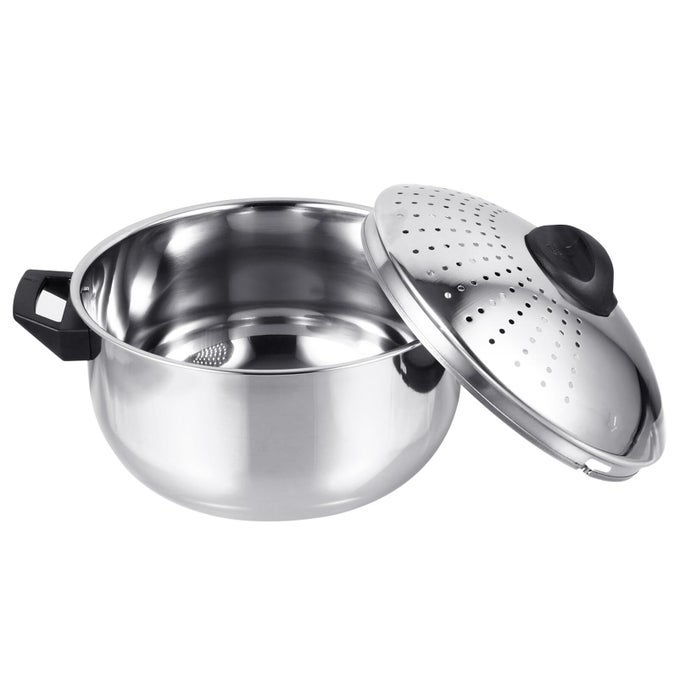 STAINLESS STEEL COOKING POT PASTA POT NOODLES COOKING POT WITH STRAINER KITCHEN COOKWARE 16CM63INCH DIAMETER