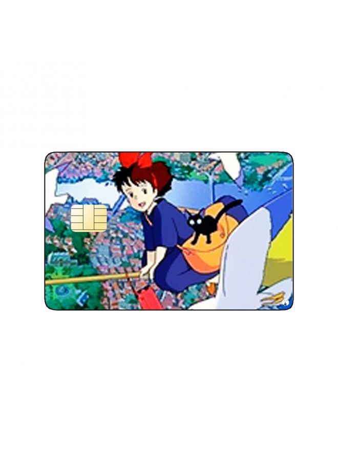 RKN PRINTED BANK CARD STICKER Kiki's Delivery Service Anime - Image 1