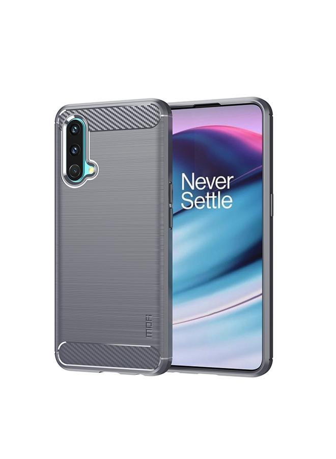 The Bros Case For OnePlus Nord CE 5G Gentleness Brushed Carbon Fiber Soft TPU Case