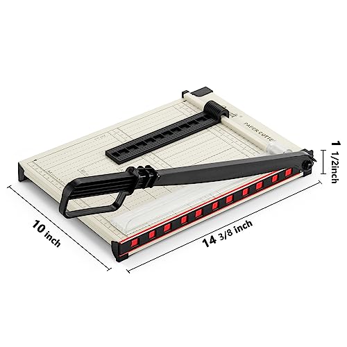Ecraft 12" Guillotine Paper Cutter：Paper Trimmer Accurate Cutting with Safety Guard,15 Sheets Capacity,Magnetic Guide,Heavy Duty Metal Base, Perfect for Cardstock,Cardboard,Vinyl,Crafts & Photos - Image 2