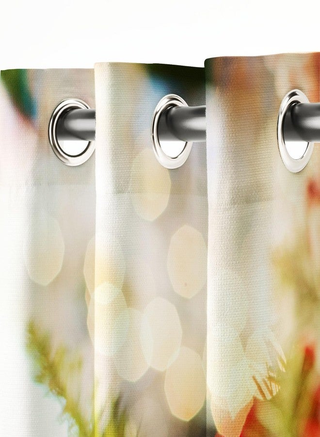 OnlyOne1 Merry Christmas Curtain | LongCrush/Polyester Decorative Window & Door Drape | Festive, Party Decoration Curtain for Living Room, Bedroom, Kids Room & Home Decor | Size 9ft_15 | Single Piece - Image 3