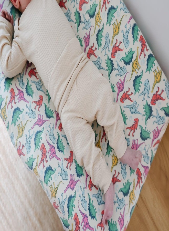 Copper Pearl Premium Knit Changing Pad Cover : Soft, Stylish, and Universal Fit for All Standard Diaper Changing Pads, Trendy Design Changing Pad Covers, Dinosaurs of Jurassic Park - Image 5