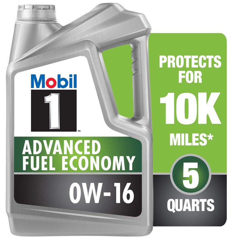 Mobil 1 Advanced Fuel Economy Full Synthetic Motor Oil 0W-16, 5 Quart - Image 1