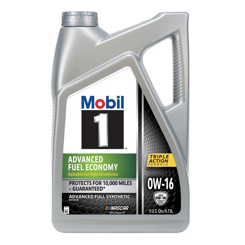 Mobil 1 Advanced Fuel Economy Full Synthetic Motor Oil 0W-16, 5 Quart - Image 2