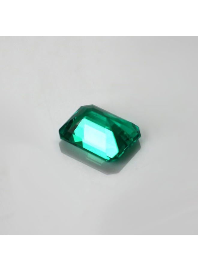 YOUKEYGEM Lab Grown Emerald Colombia And Zambia Green Color OTC Diamond Cut Loose Gemstone DIY Jewelry With AGL Certificate (Colombia, 7x9mm) - Image 4