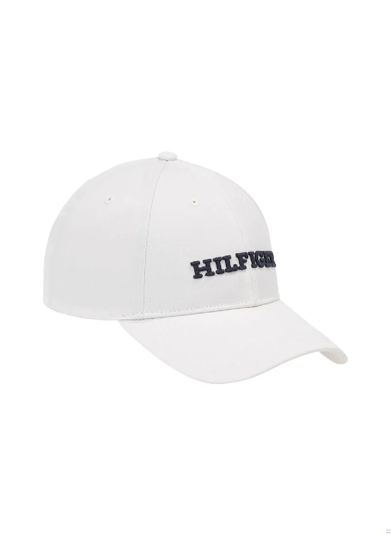 TOMMY HILFIGER Men's Hilfiger Monotype Canvas Panel Cap -  Canvas, White