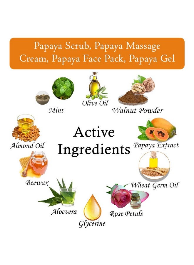 Lilium Anti-Oxidants Papaya Facial Kit With Papaya Cleansing Milk, 2500 GM | Soothing Moisturized & Balanced Skin | Reduce Dark Spots, Acne with Papaya Extract & Gives Healthy and Glowing skin - Image 5
