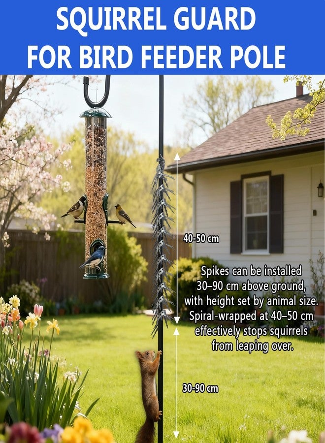 Bublador 3m Bird Deterrent Spikes,Squirrel Baffle Deter Various Birds, Squirrels, Foxes, Raccoon and Other Animals (1M) - Image 3