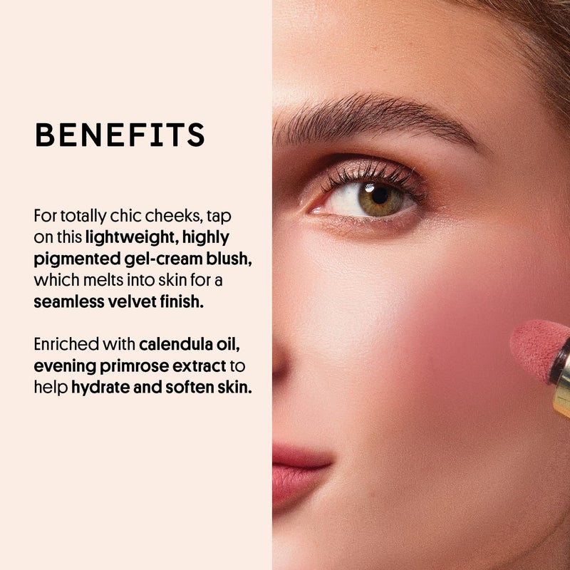 Winky Lux Cheeky Rose Liquid Blush - Gel Cream With Buildable Color, Lightweight Velvet Finish for Long Lasting Color, Dusty Rose Blush, Noble - Image 3