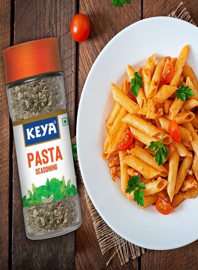 Keya Pasta Seasoning 45g | All Natural & Healthy Spice Blend for Pizza, Pasta & More | Glass Bottle | Premium Herbs and Spices | Contains Freeze dried herbs| Export Quality | No Preservatives | The rich aroma that lasts | Pack 3 - Image 5