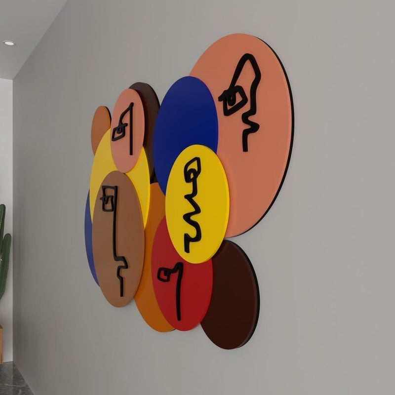 Marktna Geometric art wooden decorative sculpture - Image 4