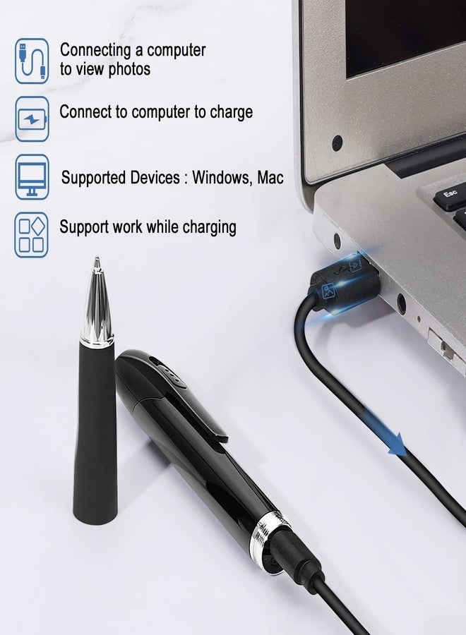 HOHOPROV Mini Camera Pen Camera, HD 1080P Small Security Camera, 32GB Rechargeable Nanny Cam - Image 4