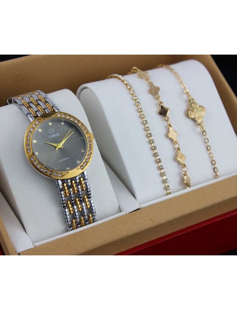 Reclaim with Argireline Women's evening watch set 
