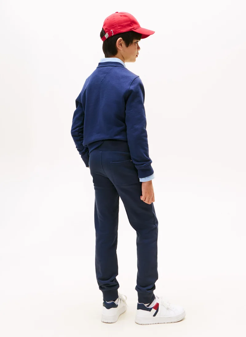 تومي هيلفيغر Kids Logo Drawstring Sweatpants