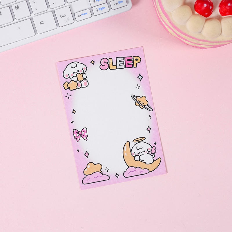 Yueshi New Ins Style Series Cartoon Card Packaging Material Hard Card Back Small Card Card Head Gift Card - Image 1