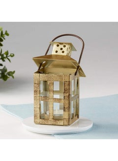 Kate Aspen Kate Aspen Decorative Lanterns Candle Holder Set of 12 - Distressed Metal Vintage Mini Lantern Decorative Wedding Centerpieces for Tables, Accent Pieces & Home Decor, Farmhouse Decor, Fall Decor  - Image 4