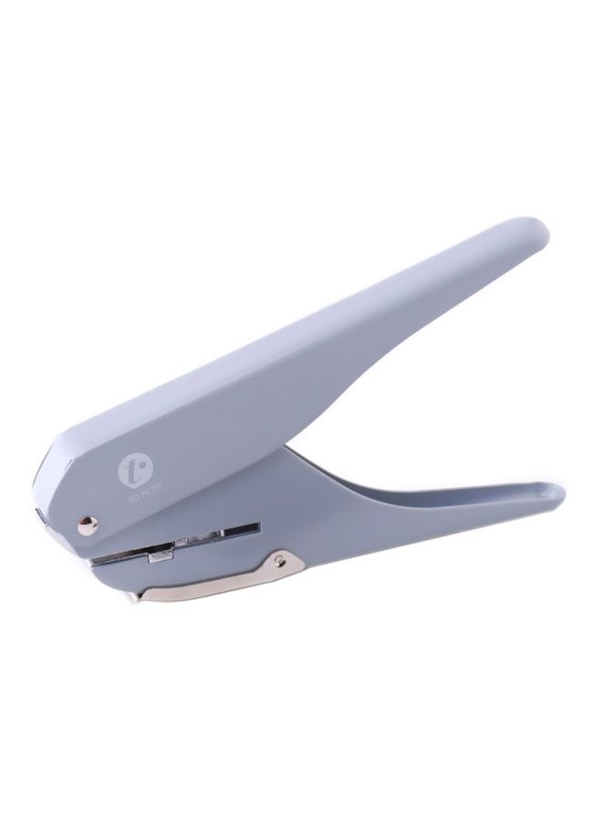 NIBEMINENT Single Hole Puncher With Ruler Grey/Black - Image 1