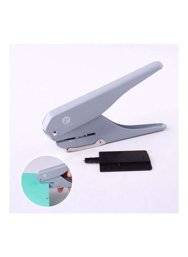 NIBEMINENT Single Hole Puncher With Ruler Grey/Black - Image 3