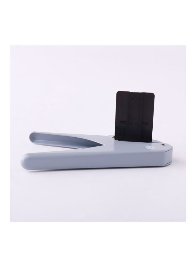 NIBEMINENT Single Hole Puncher With Ruler Grey/Black - Image 2