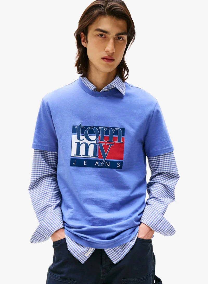 Casual Slim Fit Crew Neck T-Shirt