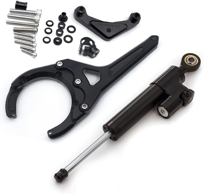 NICEDOLL CNC Motorcycle Steering Damper Stabilizer Kit - Image 1
