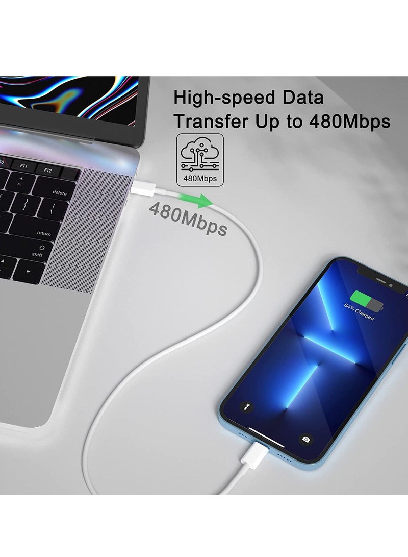 iPhone Charger Cable and Plug, iPhone Fast Charger 20W PD 3.0 USB C Wall Charger Plug with 1M iPhone Fast Charging Cable USB C Fast Charger Compatible with Phone 13 12 11 Pro Max Mini X XR Xs 8, Pad - Image 3