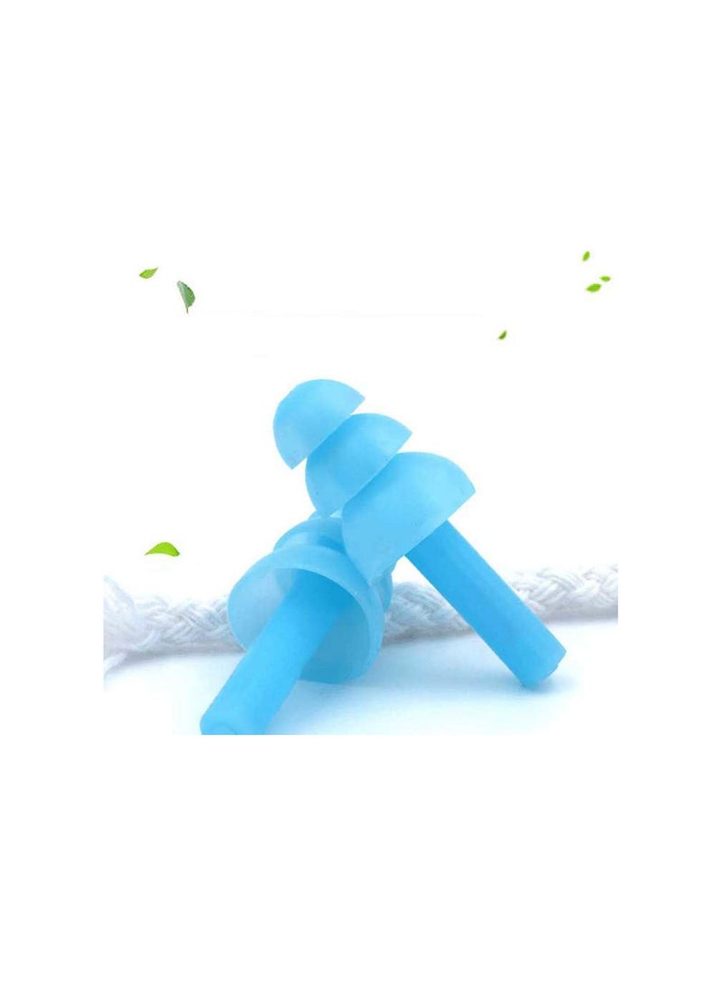 GGOOT A Pair Silicone Ear Plugs Anti Noise Snore Earplugs Noise Reduction for Study - Image 5