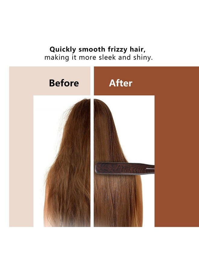 Perfehair PERFEHAIR Double Sided Straightening Brush - Natural Boar Bristle Clamp for Smooth, Frizz-Free Styling, No Hair Pulling, Long-Lasting Design  - Image 5