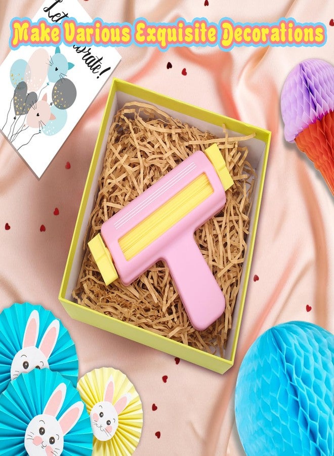 Pletpet Paper Crimper for Crafts, Pletpet 6.7X 5.2x0.98 in Small Paper Crimper Tool Wave Shape Making Tool for DIY Arts Card Stock and Scrapbooking Decoration Making（Pink） - Image 5