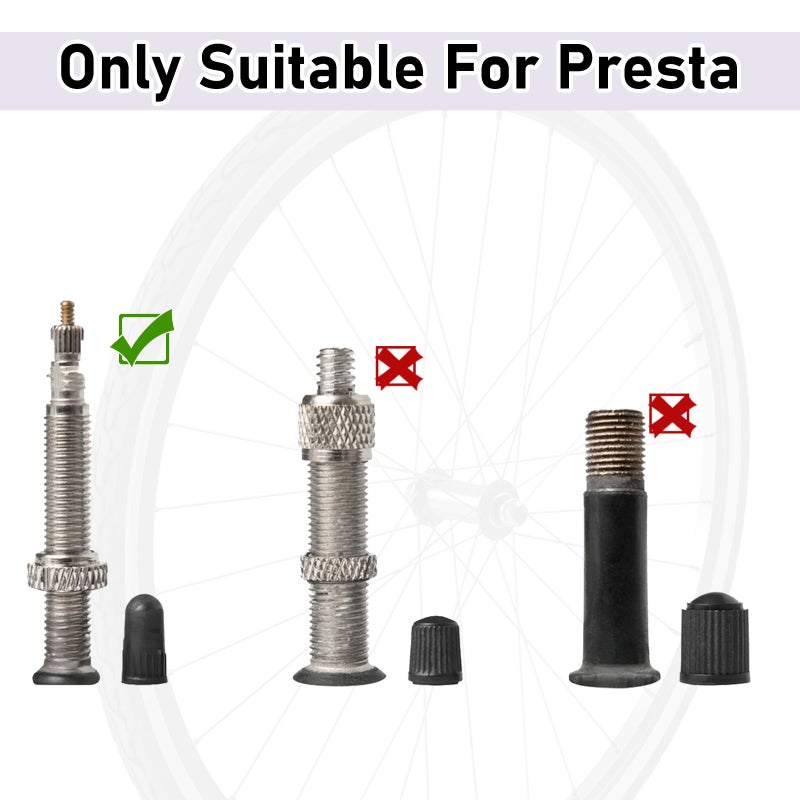 Hariendny 40 Pieces Presta Valve Stem Caps, 10 Colors Presta Valve Cover, Aluminum Presta Cycling Valve Cap, Presta Valve Cap Dust Covers, French Bicycle Air Tire Caps, Presta Valve Caps For Bike Tires - Image 4