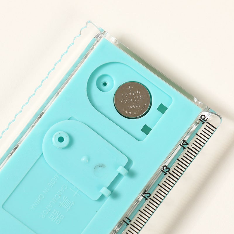 Belton 7839 Ruler Calculator Mini Cartoon Cute Gift Ruler With Computer Korean Style Creative - Image 5