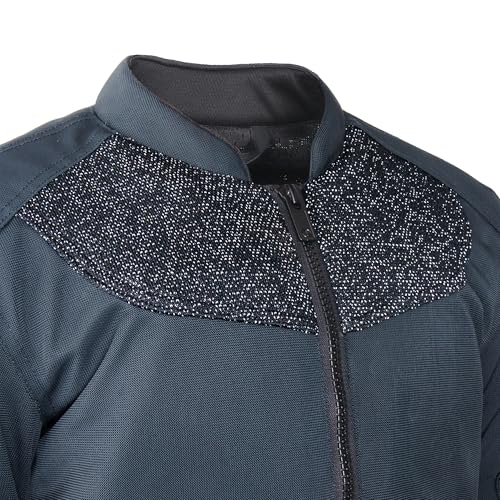 Rynox Downtown Pro Jacket - Motorcycle Riding Jacket | Impact Protection | Abrasion Resistance | Super Ventilated Shell | Increased Low-Light Visibility | Urban Comfort Fit - Mid Night Black, Small - Image 4