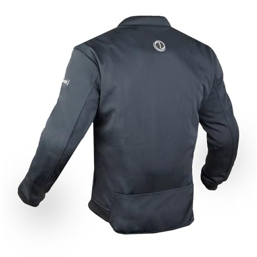 Rynox Downtown Pro Jacket - Motorcycle Riding Jacket | Impact Protection | Abrasion Resistance | Super Ventilated Shell | Increased Low-Light Visibility | Urban Comfort Fit - Mid Night Black, Small - Image 2