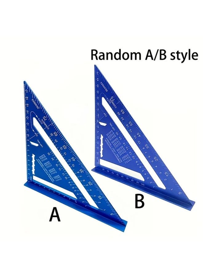 Thickened Aluminum Alloy Multi Function Triangle Ruler 7 Inches Professional Carpentry Tool - Image 1