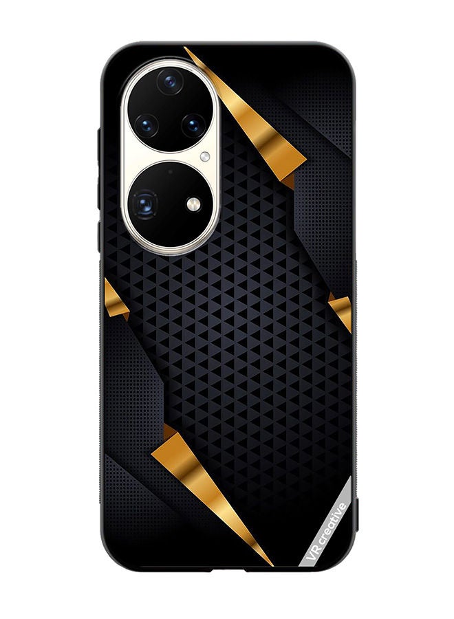 VR CREATIVE غطاء حماية لهاتف هواوي P50 برو بتصميم قوام متعدد الألوان - Image 1