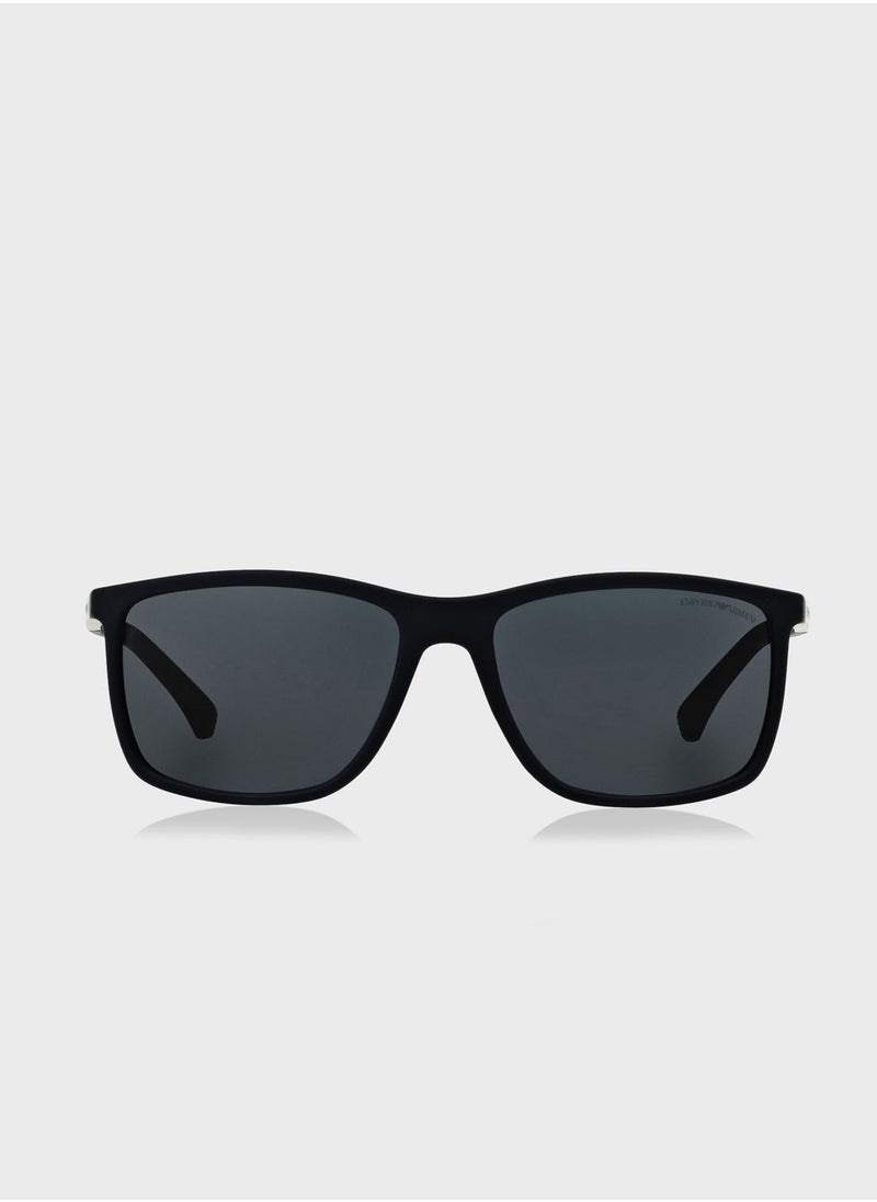 EMPORIO ARMANI 0Ea4058 Wayfarer Sunglasses  - Image 1