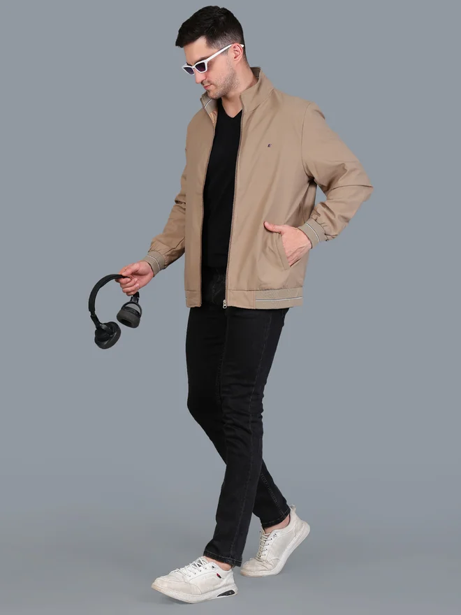 فورت كولينز جاكيت واقٍ من الرياح رجالي بيج فورت كولينز