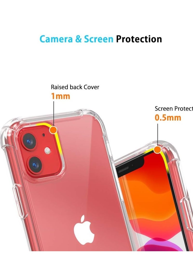 for iPhone 11 Case Clear Reinforced Edges TPU Bumper Anti-Scratch Shock Proof 6.1 inch Cover - Image 3