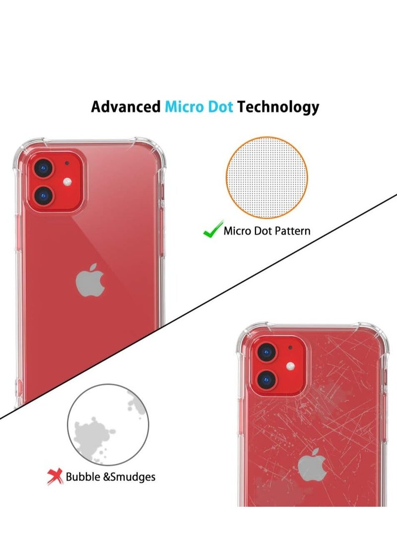 for iPhone 11 Case Clear Reinforced Edges TPU Bumper Anti-Scratch Shock Proof 6.1 inch Cover - Image 5