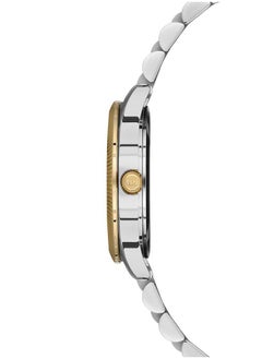 U.S. Polo Assn. U.S. Polo Assn. Fundamental 32mm Ladies' Dark Gradient Green Dial Watch with Two-Tone Gold & Silver Band - Refined Elegance  - Image 2