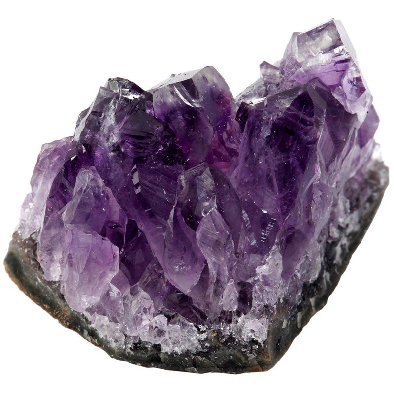 rockcloud Natural Purple Amethyst Quartz Crystal Cluster Geode Druzy Home Decoration Gemstone Specimen - Image 5