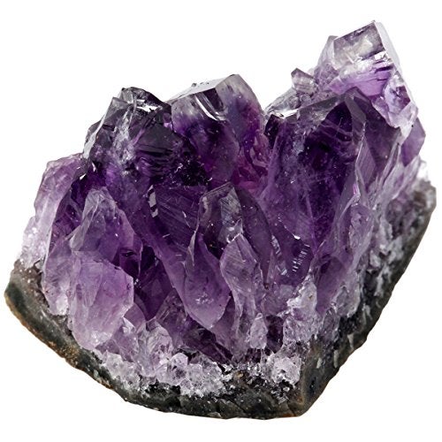 rockcloud Natural Purple Amethyst Quartz Crystal Cluster Geode Druzy Home Decoration Gemstone Specimen - Image 1