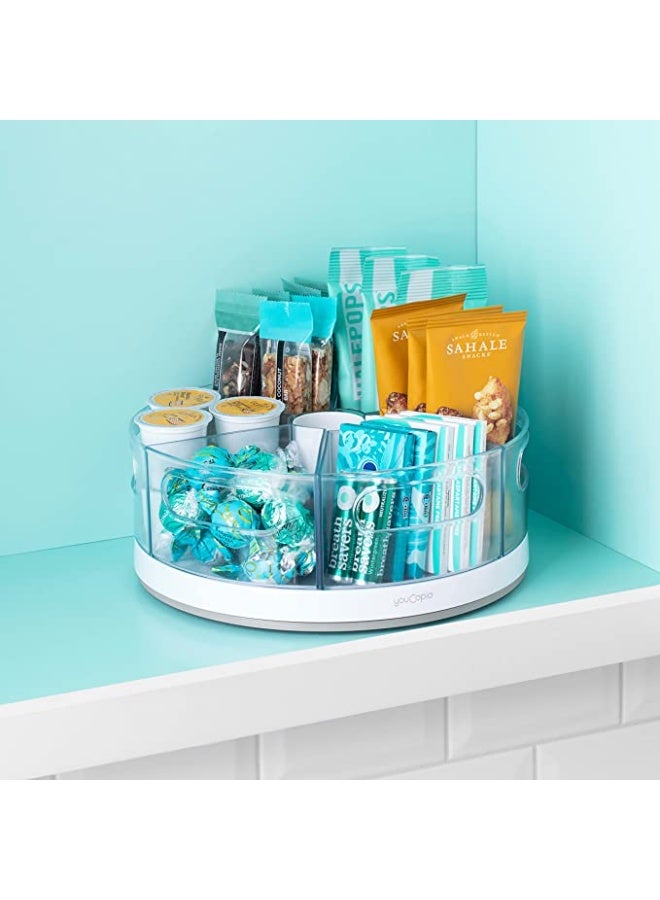يوكوبيا YouCopia Crazy Susan Kitchen Cabinet Turntable, Storage and Snack Organizer with 6 Removable Bins - Image 5