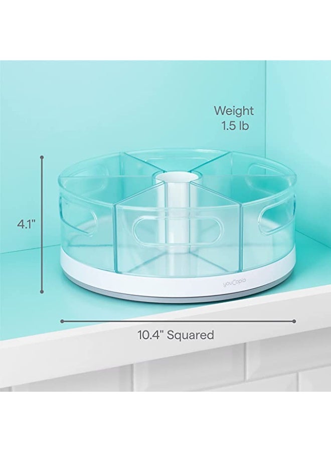 يوكوبيا YouCopia Crazy Susan Kitchen Cabinet Turntable, Storage and Snack Organizer with 6 Removable Bins - Image 3