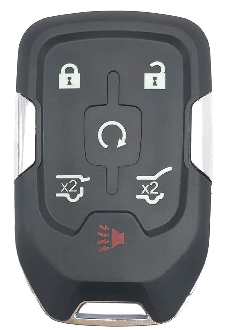 althiqahkey 6 Buttons Replacement Key Fob Cover Case Fits 2014 2015 2016 2017 Chevrolet Chevy Suburban Tahoe GMC Yukon Keyless Entry Key Fob Shell Only - Image 1