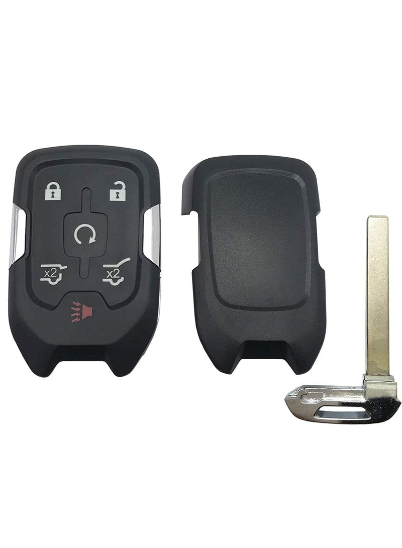 althiqahkey 6 Buttons Replacement Key Fob Cover Case Fits 2014 2015 2016 2017 Chevrolet Chevy Suburban Tahoe GMC Yukon Keyless Entry Key Fob Shell Only - Image 3