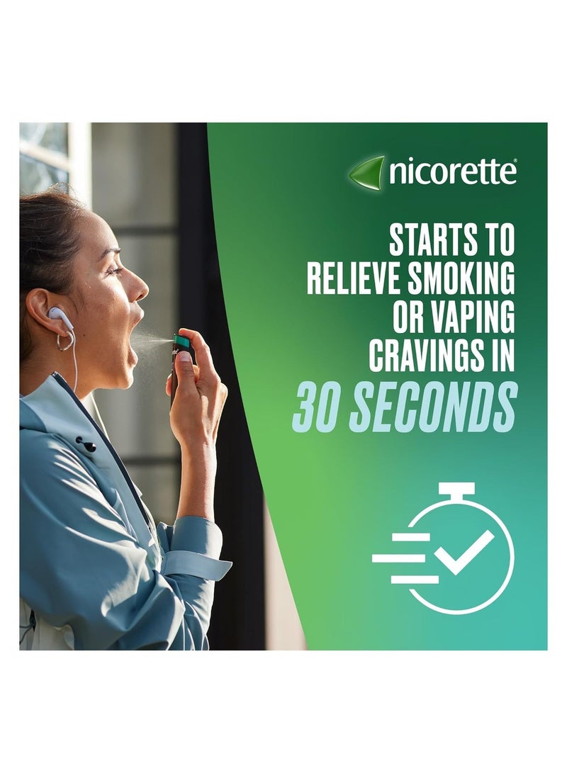 nicorette Quickmist Mouth Spray, Cool Berry - 2 x 150 Sprays - Image 4