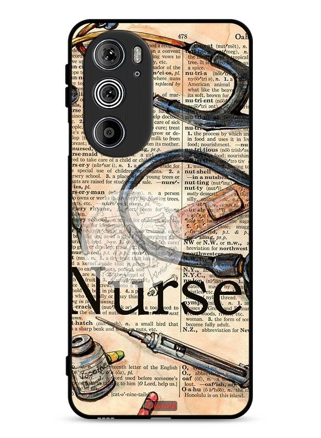 Tolwak Motorola Edge 30 Pro Protective Case Cover Nurse Vintage Tools - Image 1