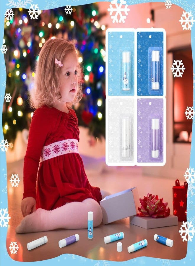 Heigble 24 Pcs Winter Snowflake Lip Balms Gifts Bulk Honey Flavored Moisturizing Nourishing Lip Balm Appreciation Gift Snowman Party Supplies for Winter Holiday Adult Employee Teacher Birthday - Image 5
