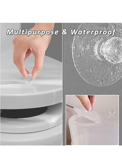 CARTBURG CARTBURG Waterproof Stick on Adhesive Stronger Plastic Wall Hooks Hangers for Hanging Diamond Crystal Shaped Pack of 10  - Image 5
